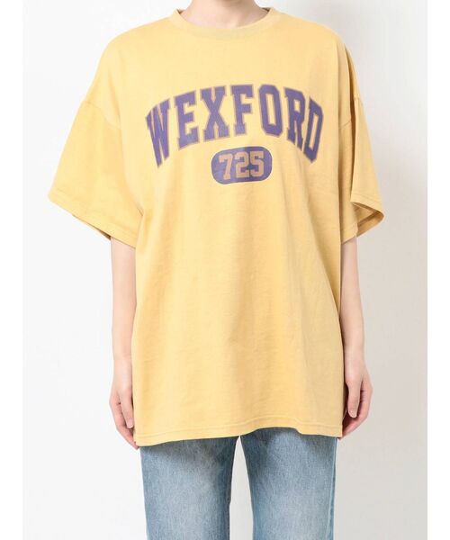 jouetie(ジュエティ)の「カレッジスーパーBIG Tシャツ(Tシャツ/カットソー・レディース・ブラック/オフホワイト/イエロー・MEDIUM)」の15枚目の写真