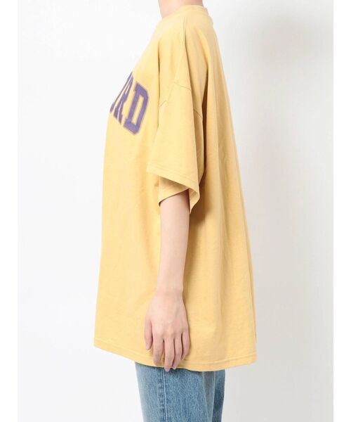 jouetie(ジュエティ)の「カレッジスーパーBIG Tシャツ(Tシャツ/カットソー・レディース・ブラック/オフホワイト/イエロー・MEDIUM)」の16枚目の写真
