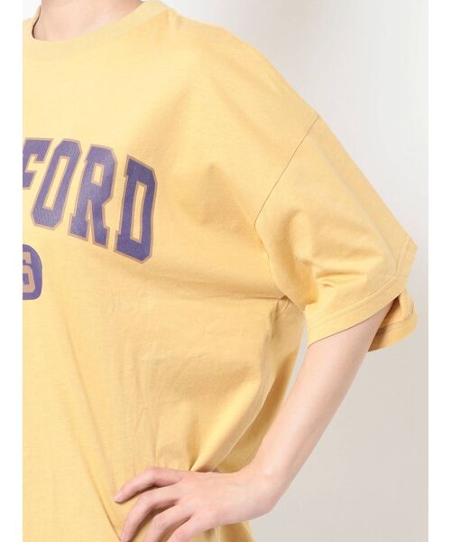 jouetie(ジュエティ)の「カレッジスーパーBIG Tシャツ(Tシャツ/カットソー・レディース・ブラック/オフホワイト/イエロー・MEDIUM)」の19枚目の写真