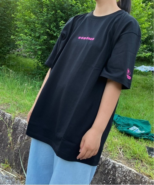 STATUS(ステイタス)の「韓国 ファッション ストリート ブランド LITTLE LOGO TEE メンズ レディース ユニセックス(Tシャツ/カットソー・メンズ・ホワイト系その他/ブラック系その他/ホワイト系その他2/ブラック系その他2・LARGE/X-LARGE/MEDIUM)」の9枚目の写真