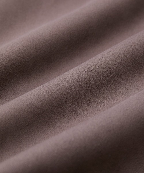 VIS(ビス)の「エコスエードラップ調Iラインスカート【sustainable】(スカート・レディース・パープル系その他2/キナリ/ダークブラウン・L/M/S)」の7枚目の写真