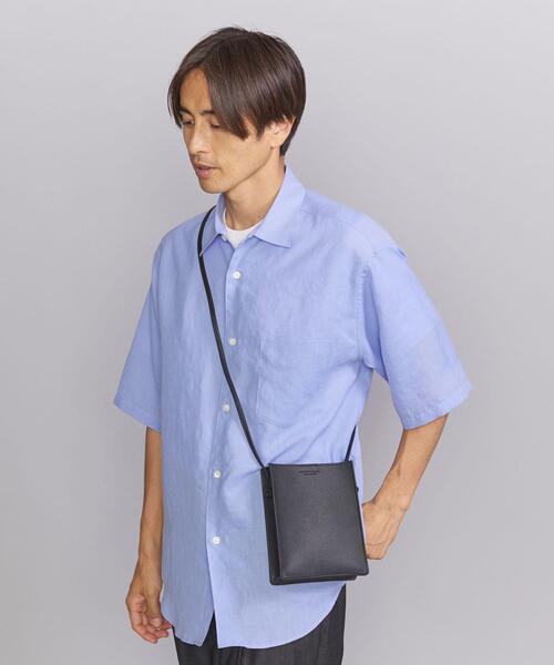 BEAUTY&YOUTH UNITED ARROWS（ビューティーアンドユースユナイテッドアローズ）の「スクエア ポーチ バッグ（ショルダーバッグ・メンズ・ブラック/ロイヤルブルー/ネイビー/グレー・FREE）」の13枚目の写真