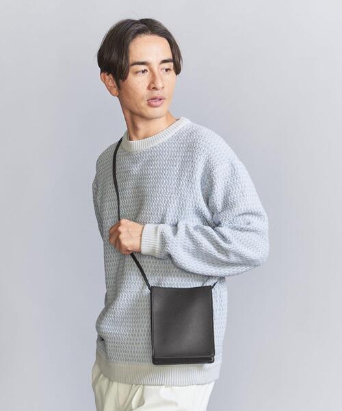 BEAUTY&YOUTH UNITED ARROWS（ビューティーアンドユースユナイテッドアローズ）の「スクエア ポーチ バッグ（ショルダーバッグ・メンズ・ブラック/ロイヤルブルー/ネイビー/グレー・FREE）」の15枚目の写真