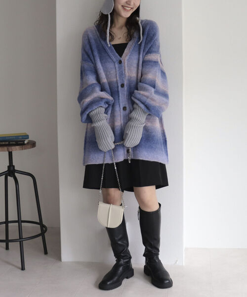 fredy emue（フレディエミュ）の「チェーンミニポシェット（ショルダーバッグ・レディース・ピンク/ブラック/オフホワイト/イエロー/ライトグリーン・FREE）」の6枚目の写真