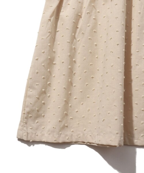 SHOO・LA・RUE（シューラルー）の「◆【100-140cm】カットドビーシャーリングブラウス（シャツ/ブラウス・キッズ・ライトベージュ/ライトパープル・10/11/12/14/13）」の6枚目の写真