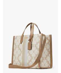 【kate spade】オーバーサイズ＊Stripe Manhattan Large Tote K9030_252_24j