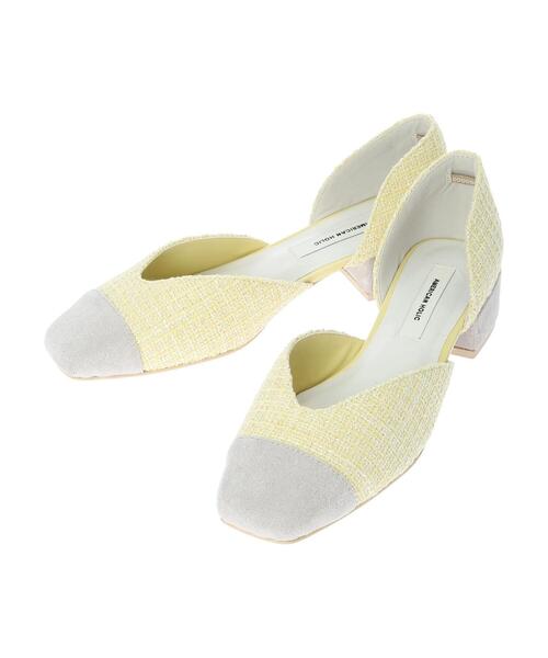 AMERICAN HOLIC(アメリカンホリック)の「ツイードセパレートパンプス(パンプス・レディース・ピンク/ブラック/イエロー・M/S/L)」の19枚目の写真