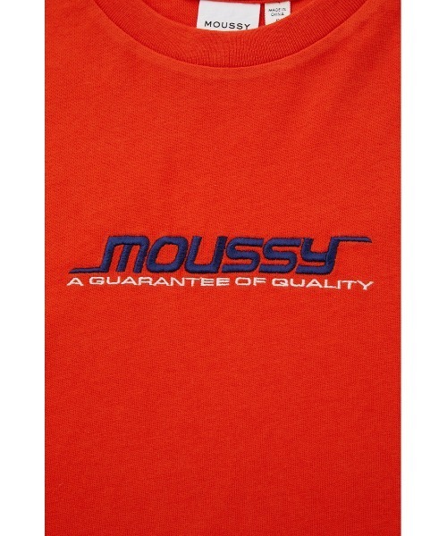 MOUSSY(マウジー)の「MOUSSY SPORT LOGO Tシャツ(Tシャツ/カットソー・レディース・オフホワイト/ダークグリーン/オレンジ/ブラック・FREE)」の13枚目の写真
