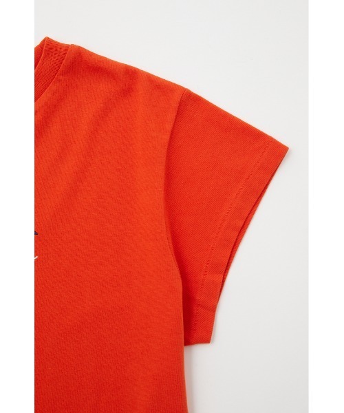MOUSSY(マウジー)の「MOUSSY SPORT LOGO Tシャツ(Tシャツ/カットソー・レディース・オフホワイト/ダークグリーン/オレンジ/ブラック・FREE)」の14枚目の写真