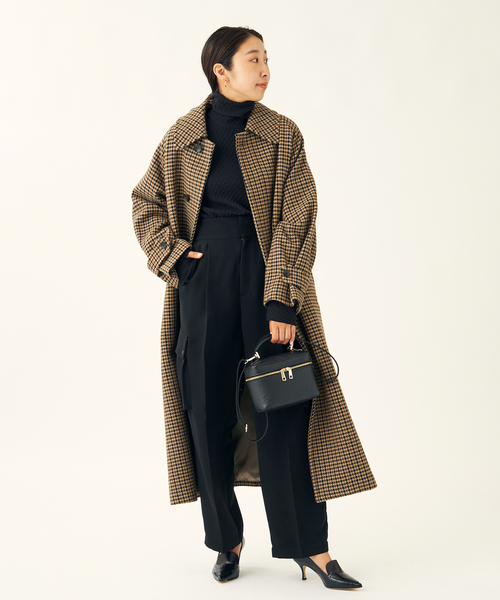 journal standard L'essage(ジャーナルスタンダードレサージュ)の「モッサ/チドリバルカラーコート(その他アウター・レディース・ネイビー/グレー/タン・FREE)」の15枚目の写真