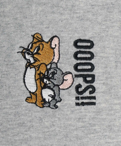 Tom&Jerry(トムアンドジェリー)の「Tom&Jerry/トム&ジェリー キャラクタープリントロンT(Tシャツ/カットソー・メンズ・ネイビー/グレー/オフホワイト/スミクロ・M/L)」の19枚目の写真