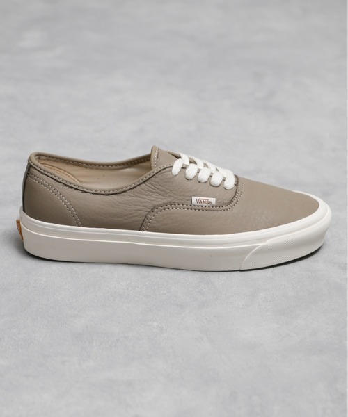 And A（アンドエー）の「VANS ヴァンズ / AUTHENTIC 44 DX ECO THEORY オーセンティック リサイクルレザー ローカットスニーカー / VN0A54F2BD3 VN0A5KX4CHC VN0A54F2BRO（スニーカー・メンズ・チョコ/ストーン/ブラウン・26.5cm/27cm/27.5cm/28cm）」の9枚目の写真