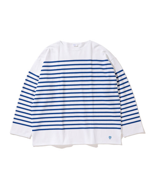 BEAMS（ビームス）の「ORCIVAL × BEAMS / 別注 ナバル ボーダー ロング