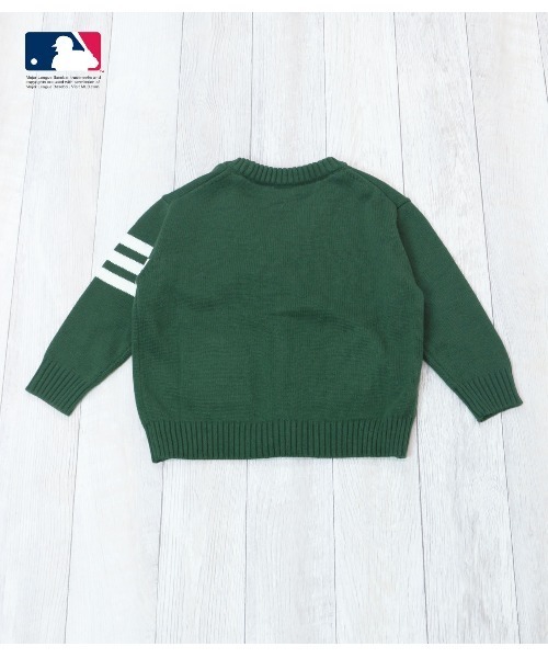RUGGEDWORKS（ラゲッドワークス）の「《MLB》　knit cardigan（カーディガン/ボレロ・キッズ・グレー/グリーン/ネイビー・01/02/03/04）」の11枚目の写真