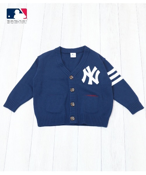 RUGGEDWORKS（ラゲッドワークス）の「《MLB》　knit cardigan（カーディガン/ボレロ・キッズ・グレー/グリーン/ネイビー・01/02/03/04）」の12枚目の写真