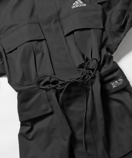 adidas（アディダス）の「adidas/アディダス MTRN PRSVE ツイルロングコート（ミリタリージャケット・メンズ・グリーン/ブラック・L/XL/M/XXL）」の14枚目の写真