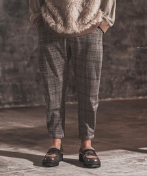 mp10373- Tone On Tone-Plaid Pants イージーパンツ