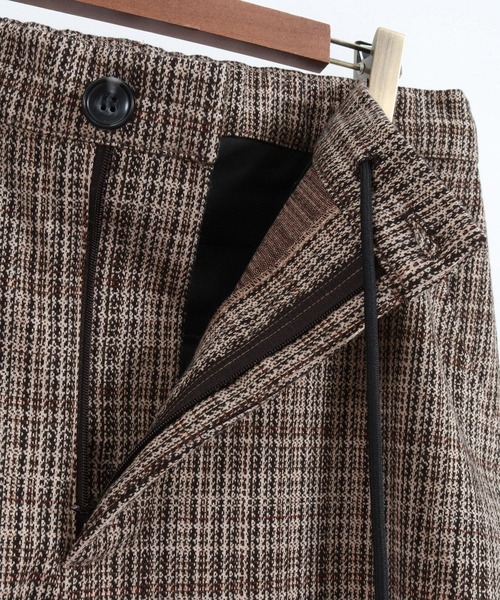 FACTOTUM(ファクトタム)の「mp10373- Tone On Tone-Plaid Pants イージーパンツ(その他パンツ・メンズ・ブラック/ベージュ・44/46/48)」の21枚目の写真