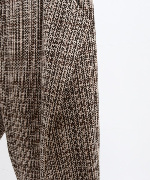 FACTOTUM(ファクトタム)の「mp10373- Tone On Tone-Plaid Pants イージーパンツ(その他パンツ・メンズ・ブラック/ベージュ・44/46/48)」の22枚目の写真