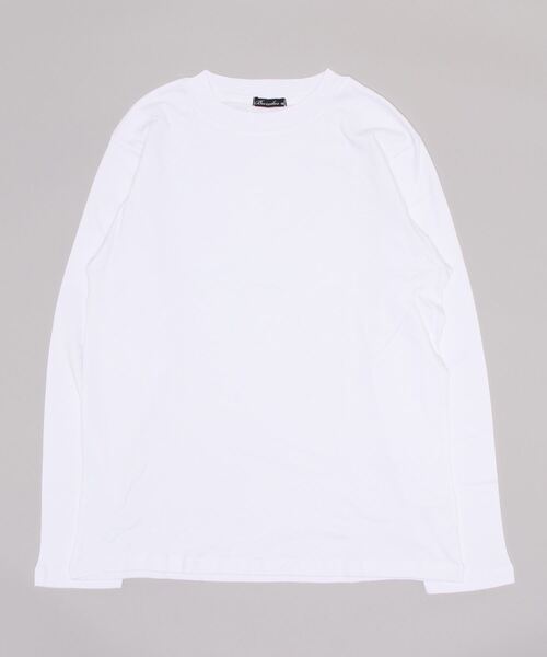 STYLEBLOCK（スタイルブロック）の「スムスモックネックロングTシャツ（Tシャツ/カットソー・メンズ・ブラック/ヘザーチャコール/ブルー系その他/ホワイト・M/L/LL）」の12枚目の写真