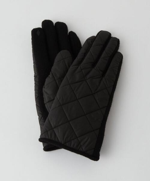 キルティングジャージーグローブ手袋-タッチパネル対応-