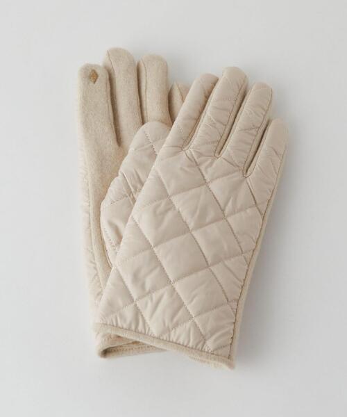 キルティングジャージーグローブ手袋-タッチパネル対応-