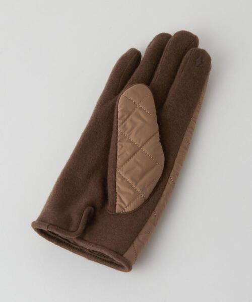 キルティングジャージーグローブ手袋-タッチパネル対応-