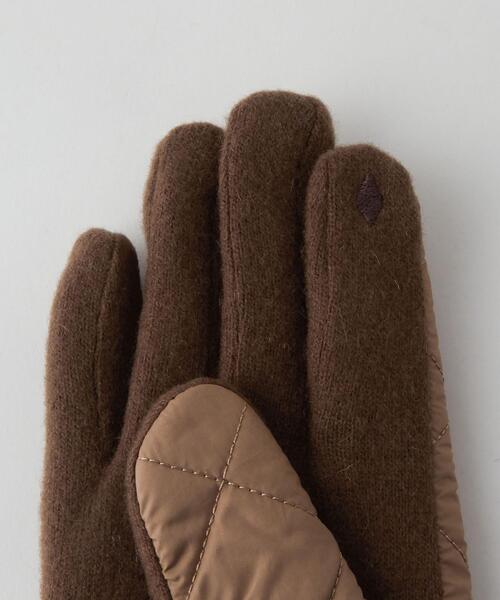 キルティングジャージーグローブ手袋-タッチパネル対応-