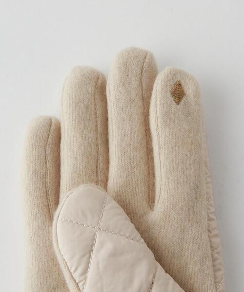 キルティングジャージーグローブ手袋-タッチパネル対応-