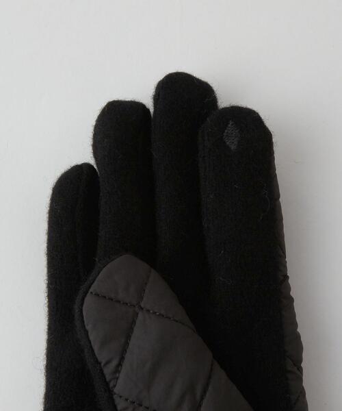 キルティングジャージーグローブ手袋-タッチパネル対応-