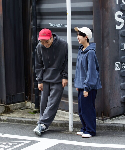 FREAK'S STORE（フリークスストア）の「FREAK'S STORE/フリークスストア HEAVY WEIGHT PIGMENT PIGMENT HOODY/フードパーカー（パーカー・メンズ・チャコール/ネイビー・SMALL/MEDIUM/LARGE）」の10枚目の写真