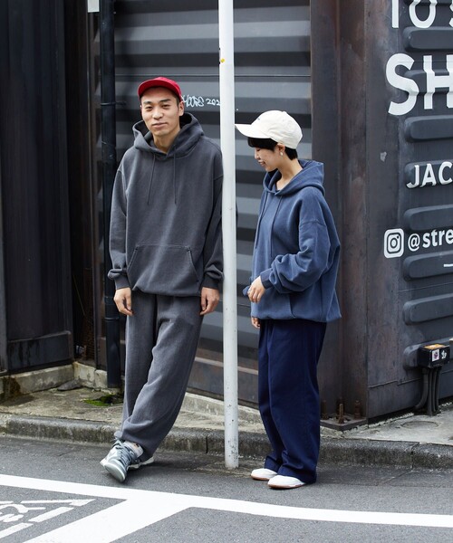 FREAK'S STORE（フリークスストア）の「FREAK'S STORE/フリークスストア HEAVY WEIGHT PIGMENT PIGMENT HOODY/フードパーカー（パーカー・メンズ・チャコール/ネイビー・SMALL/MEDIUM/LARGE）」の13枚目の写真