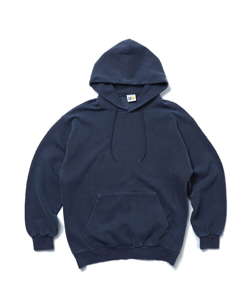 FREAK'S STORE（フリークスストア）の「FREAK'S STORE/フリークスストア HEAVY WEIGHT PIGMENT PIGMENT HOODY/フードパーカー（パーカー・メンズ・チャコール/ネイビー・SMALL/MEDIUM/LARGE）」の17枚目の写真