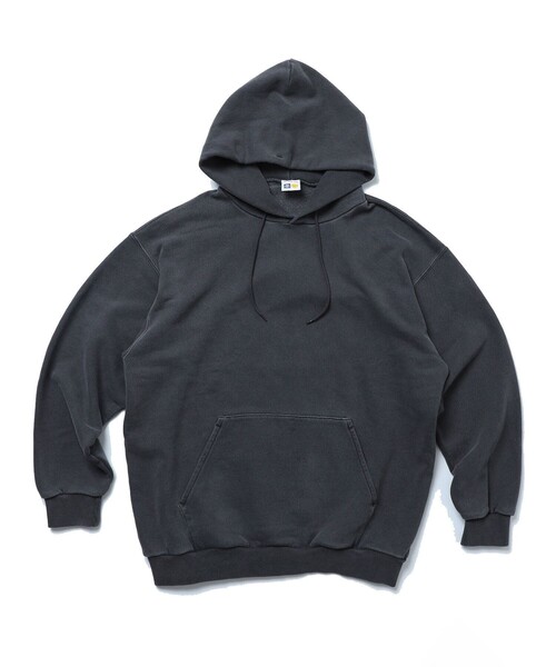 FREAK'S STORE（フリークスストア）の「FREAK'S STORE/フリークスストア HEAVY WEIGHT PIGMENT PIGMENT HOODY/フードパーカー（パーカー・メンズ・チャコール/ネイビー・SMALL/MEDIUM/LARGE）」の20枚目の写真