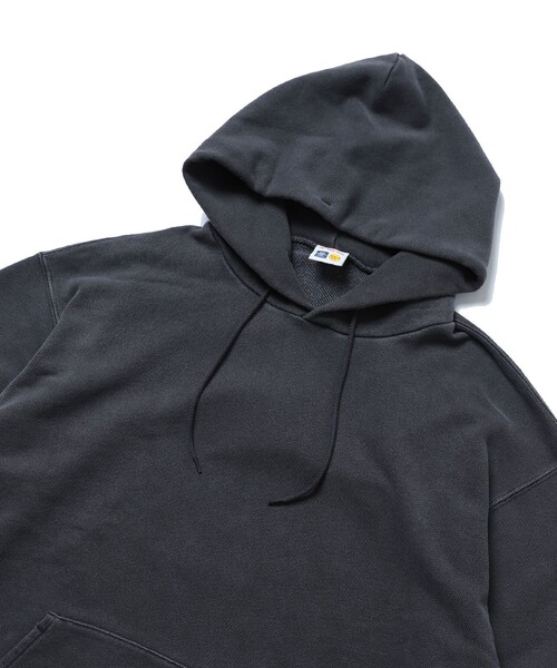 FREAK'S STORE（フリークスストア）の「FREAK'S STORE/フリークスストア HEAVY WEIGHT PIGMENT PIGMENT HOODY/フードパーカー（パーカー・メンズ・チャコール/ネイビー・SMALL/MEDIUM/LARGE）」の9枚目の写真