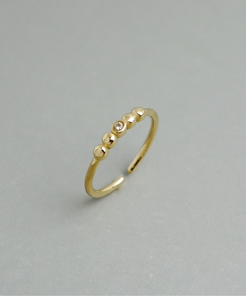 ieLS(イエルズ)の「金属アレルギー対応「ieLS」ZAG Bijoux Paris ステンレス フリーサイズリング SRR10098(リング・レディース・シルバー/ゴールド・FREE)」の5枚目の写真