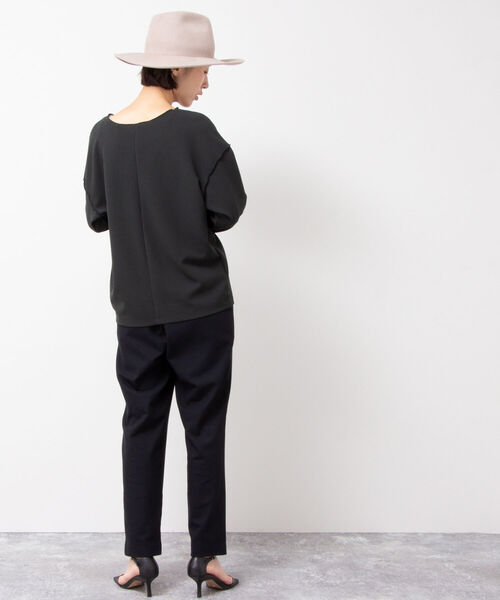 NOLLEY’S(ノーリーズ)の「両面起毛イージーテーパードパンツ(その他パンツ・レディース・ブラック/ネイビー/ライトパープル/ホワイト・40/34/38/36)」の14枚目の写真