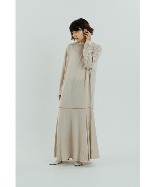 ウール天竺ロングワンピース ワンピース Products シアタープロダクツ のワンピース ウール天竺ロングワンピース To2303 を購入できます Theatre Theatre ワンピース ドレス Products Products シアタープロダクツ のファッション