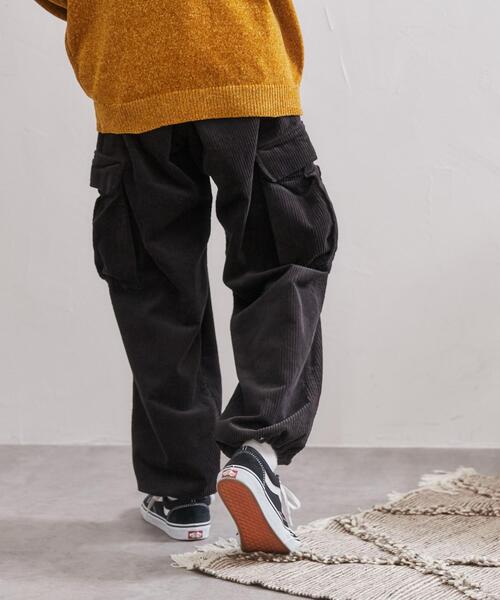 coen（コーエン）の「コーデュロイ6ポケットカーゴパンツ（カーゴパンツ・メンズ・ブラック/ベージュ・S/M/L/XL）」の12枚目の写真