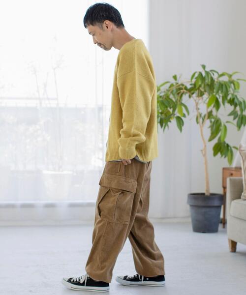 coen（コーエン）の「コーデュロイ6ポケットカーゴパンツ（カーゴパンツ・メンズ・ブラック/ベージュ・S/M/L/XL）」の7枚目の写真