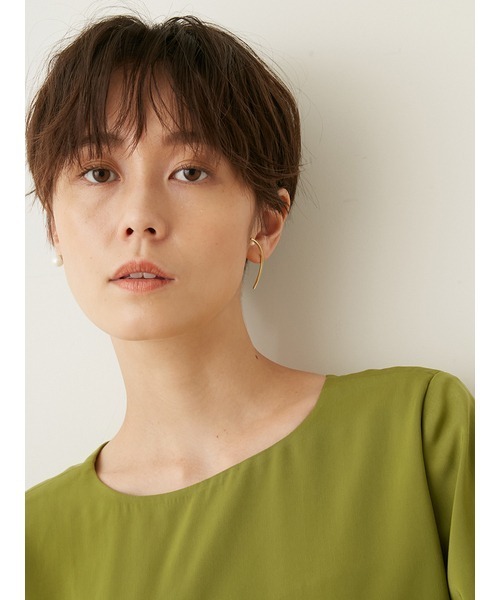 emmi(エミ)の「【emmi atelier】淡水パールピアス(ピアス(両耳用)・レディース・シルバー/ゴールド・FREE)」の10枚目の写真