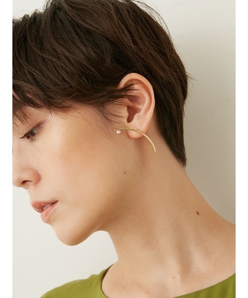 emmi(エミ)の「【emmi atelier】淡水パールピアス(ピアス(両耳用)・レディース・シルバー/ゴールド・FREE)」の11枚目の写真
