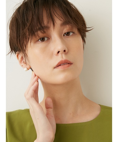 emmi atelier】淡水パールピアス（ピアス（両耳用））｜emmi