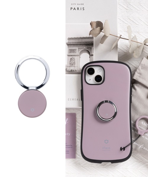 iFace（アイフェイス）の「スマホリング iFace Finger Ring Holder フラットタイプ 落下防止（スマホグッズ・レディース・ラベンダー/ダークブルー/ネイビー/ベージュ/レッド/ホワイト/パープル系その他/スモークピンク/カーキ/サックスブルー/ブラック/セージグリーン/グレー/ブラウン・FREE）」の12枚目の写真