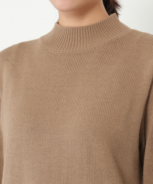 ikka（イッカ）の「【2点セット】ニットベストワンピースアンサンブル（ワンピース・レディース・ブラック/ブラウン・M/L）」の10枚目の写真