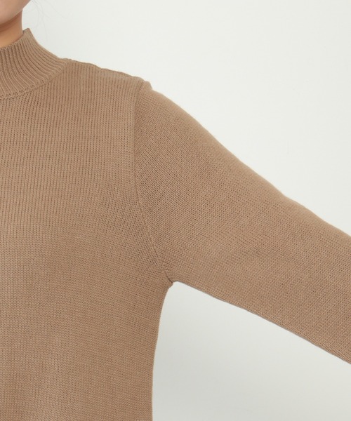 ikka（イッカ）の「【2点セット】ニットベストワンピースアンサンブル（ワンピース・レディース・ブラック/ブラウン・M/L）」の16枚目の写真