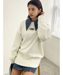 EMODA | マークロゴオーバーニット(ニット/セーター)