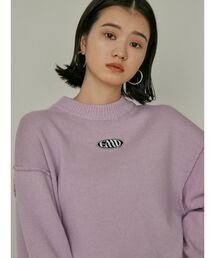 EMODA（エモダ）の「マークロゴオーバーニット（ニット/セーター）」