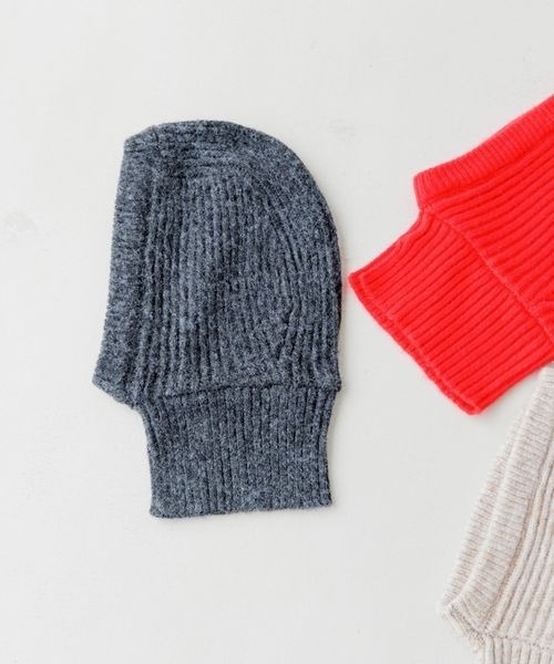 LOWRYS FARM（ローリーズファーム）の「バラクラバ　173733（ニットキャップ/ビーニー・キッズ・ブラック/ベージュ/レッド・FREE）」の2枚目の写真