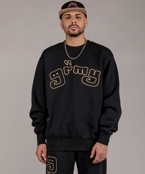 GRIMEY（グライミー）の「GRMY(GRIMEY)/グライミー/LUST MANTRA CREWNECK（スウェット・メンズ・グレー/ブラック/グリーン・S/M）」の11枚目の写真